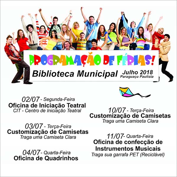Biblioteca Municipal tem programação especial de férias