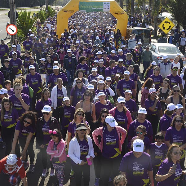 6ª Caminhada Unimed Assis reúne cerca de 3.300 pessoas e arrecada mais de 3.500 kg de alimentos