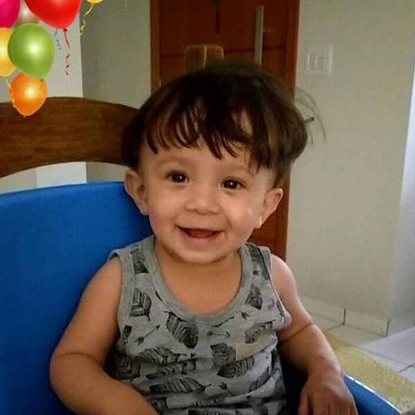 Pedro Henrique comemora seu primeiro aniversário.