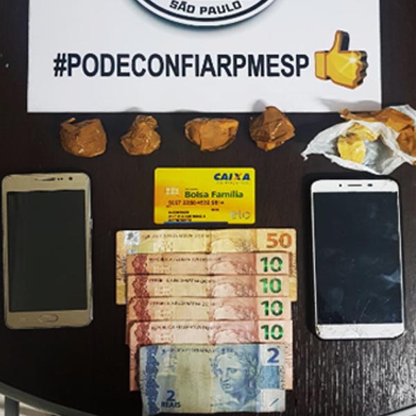 PM prende jovens que transportavam drogas que seriam vendidas em Presidente Prudente