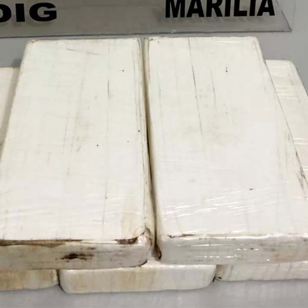 Casal é preso em Marília com cocaína avaliada em R$ 100 mil