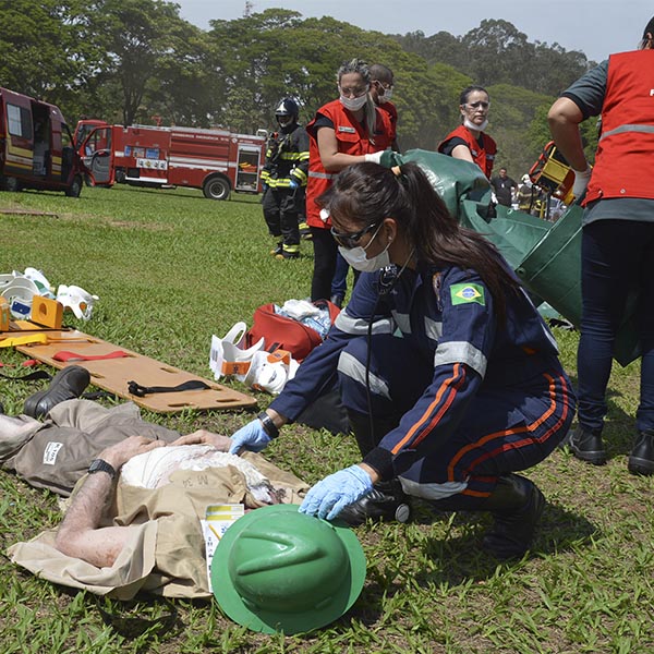 Exercício simulado de acidente mobiliza equipes de salvamento e parceiros na Usina Ibéria