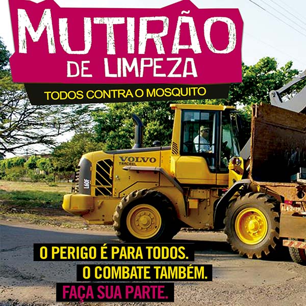 Nesta quarta, o Mutirão de Limpeza estará em cinco bairros; confira