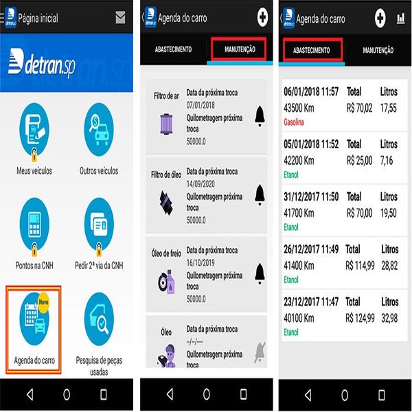 Na palma da mão: app do Detran.SP ajuda a lembrar hora de fazer manutenção no veículo