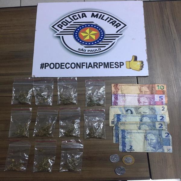 Adolescente é apreendido por tráfico de drogas em Paraguaçu