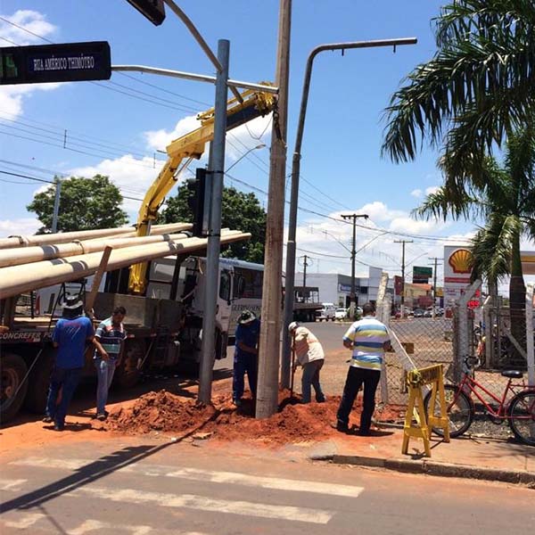 Câmeras de segurança começam a ser instaladas em pontos estratégicos de Paraguaçu