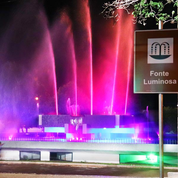 Fonte Luminosa é entregue revitalizada às 19h30, na segunda-feira