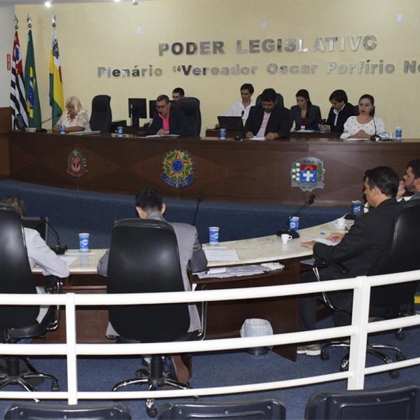 Vereadores reúnem-se na próxima segunda-feira para a primeira Sessão Ordinária do ano