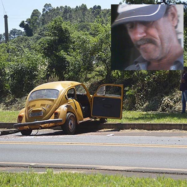 Morre motorista de Fusca que se envolveu em acidente no trevo de 'Conceição'