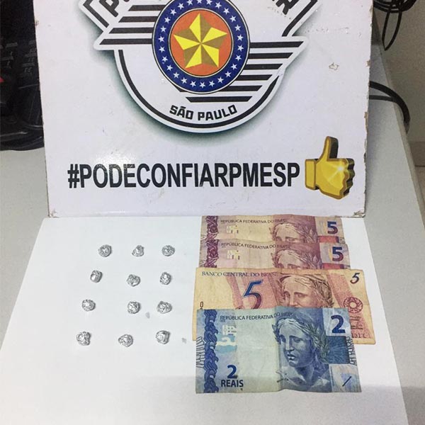 Homem é flagrado com porções de crack na Vila Marim
