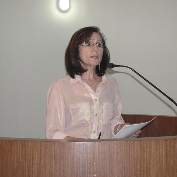 Vilma Bertho participa hoje da Tribuna Livre na Câmara