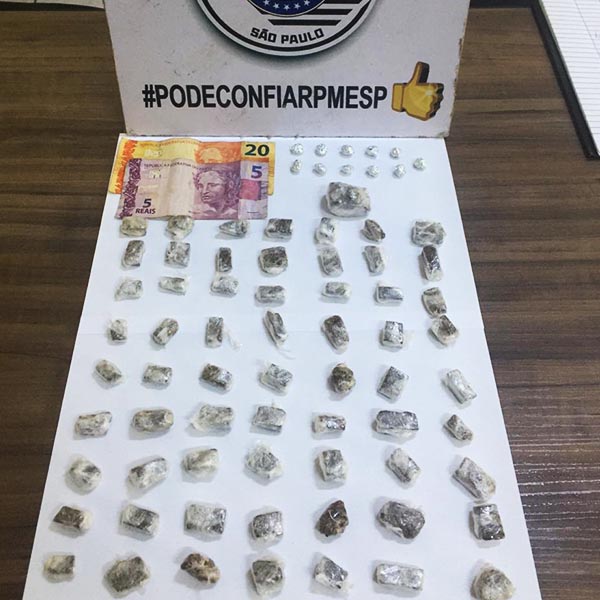 Adolescente de 15 anos vai para a cadeia após ser flagrado com crack e maconha