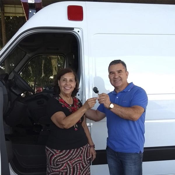 Deputado Capitão Augusto beneficia Paraguaçu com ambulância no valor de R$ 170 mil