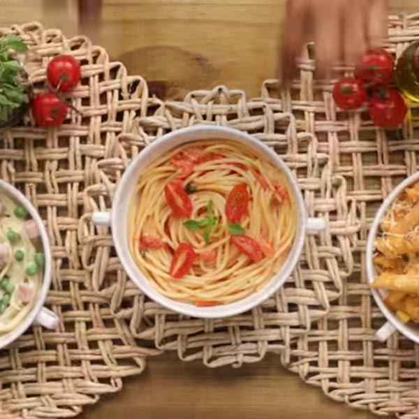 3 molhos para macarrão