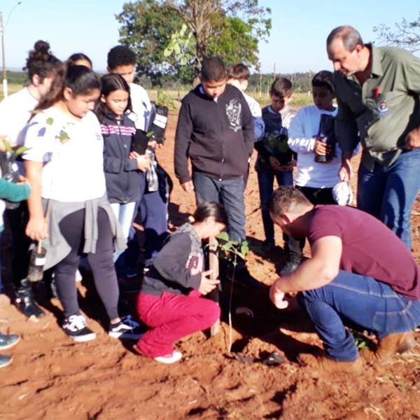 Meio Ambiente de Paraguaçu comemora Dia da Mata Atlântica com plantio de árvores