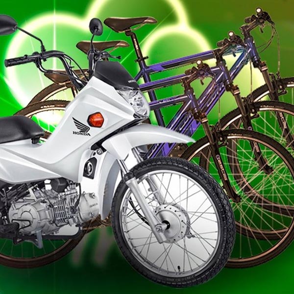 Promoção 'Sou Mais Paraguaçu' sorteia moto e três bicicletas; confira os ganhadores