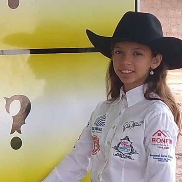 Paraguaçuense Eduarda Carrero leva 3º Lugar prova 3 Tambores na cidade de Guaíra.