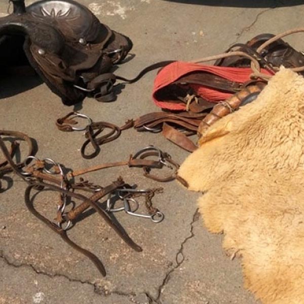 PM de Quatá recupera acessórios de montarias furtados por menor de idade