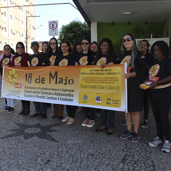 CREAS realiza campanha de combate ao abuso e à exploração sexual de crianças e adolescentes