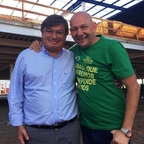 Luciano Hang visita Marília e diz que pode antecipar inauguração da Havan