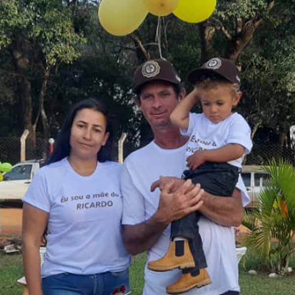 Ricardo Rodrigues Gonsalves completa 2 aninhos de idade