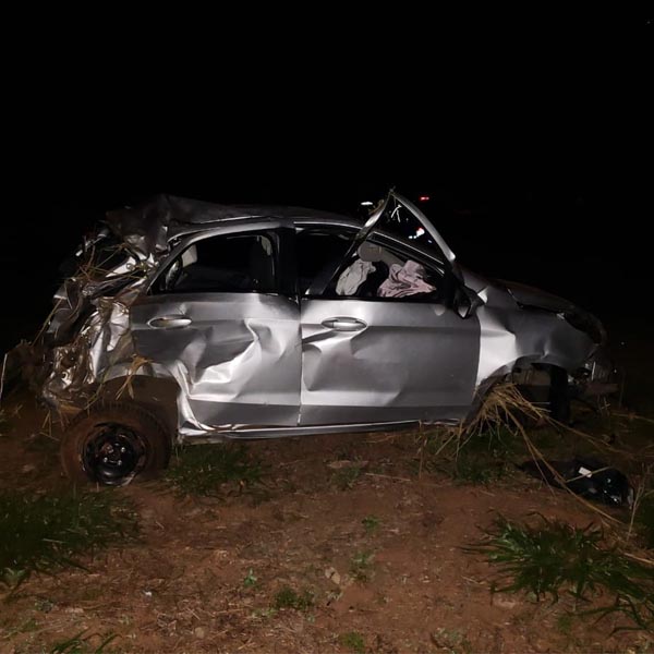 Suspeito morre após capotar carro roubado de motorista de aplicativo em Rancharia