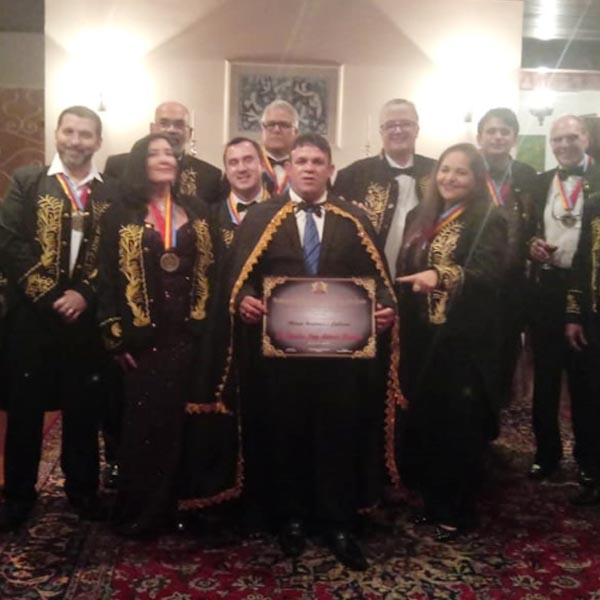 Paraguaçuense recebe o título de Comendador da Academia de Ciências, Letras e Artes de SP