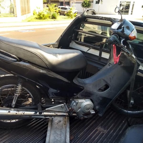 Motocicleta furtada em Borá é apreendida com adolescente em Tupã