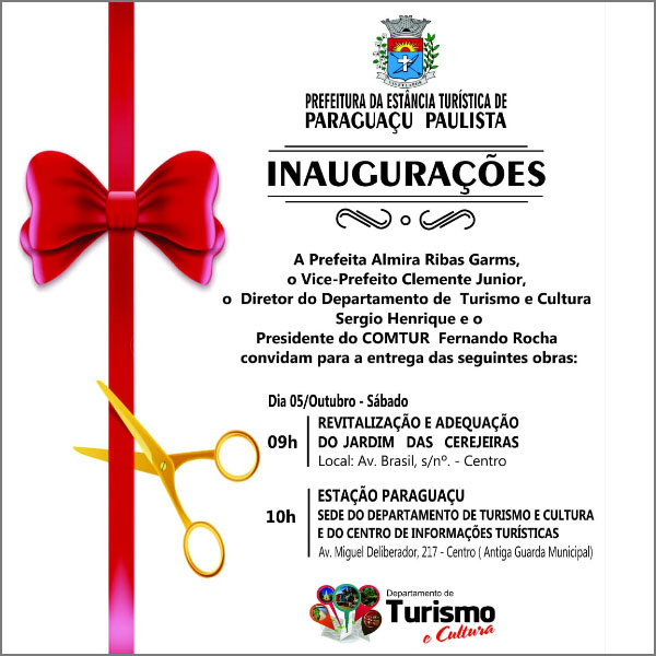 Prefeita inaugura revitalização do Jardim das Cerejeiras e Estação Paraguaçu