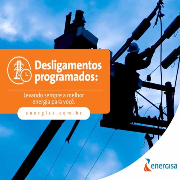 Energisa emite aviso de desligamento programado de energia elétrica em pontos de Paraguaçu Paulista