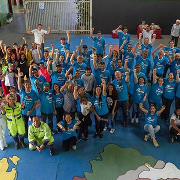 Zilor promove ação de voluntariado em escola pública de Quatá