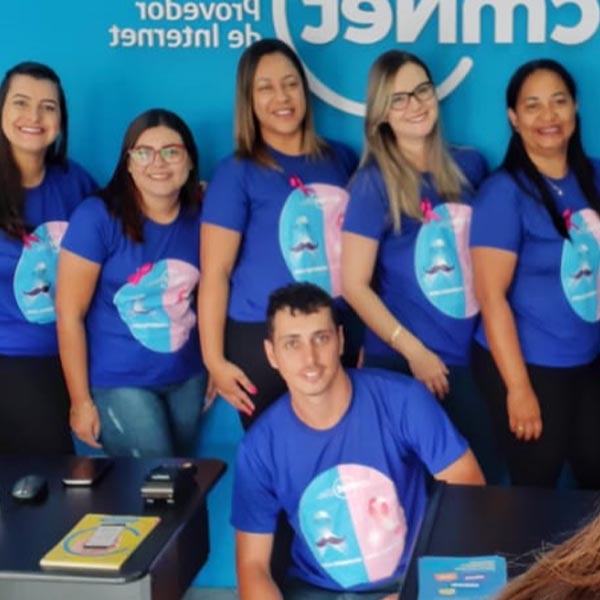 CmNet muda de uniforme para entrar no clima do Outubro Rosa e Novembro Azul