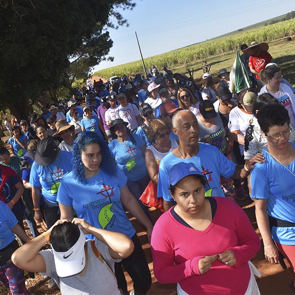 3ª Caminhada Agostiniana da Paróquia Nossa Senhora da Paz reúne cerca de 400 pessoas