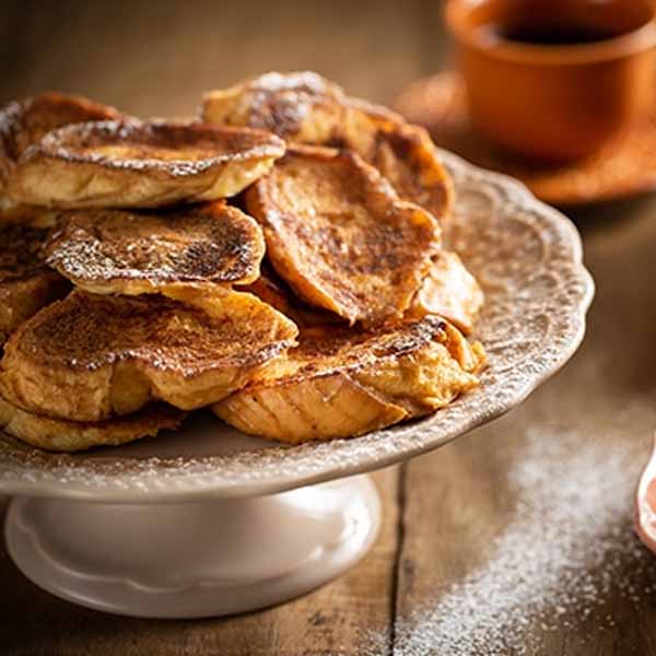 Rabanadas com licor de laranja