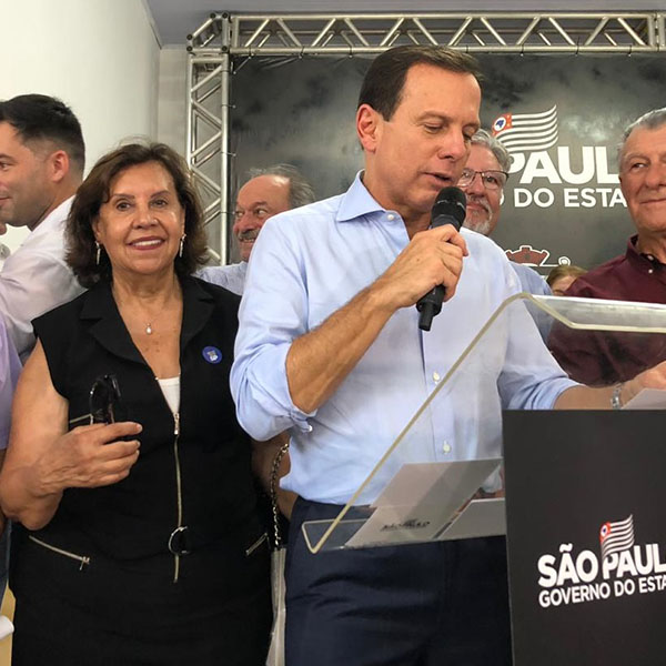 Prefeita Almira acompanha governador Doria em inaugurações na região de Paraguaçu