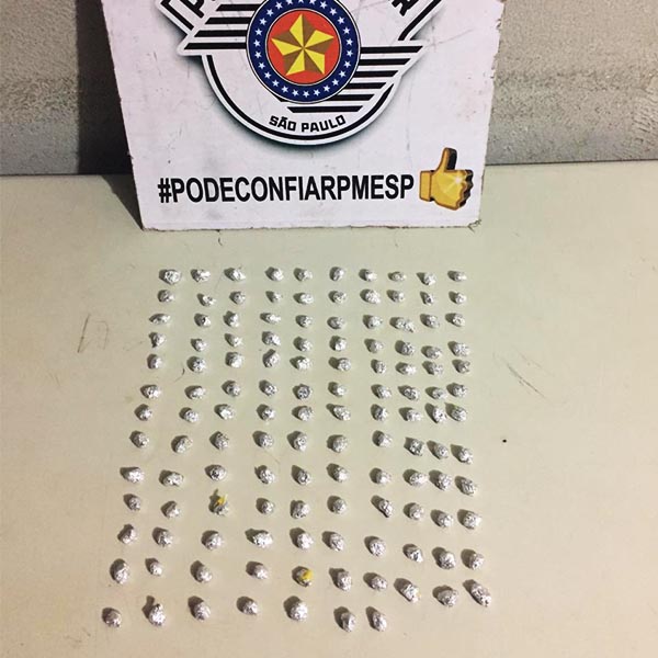 Com apoio do helicóptero Águia, homem é preso por tráfico de drogas em Paraguaçu Paulista