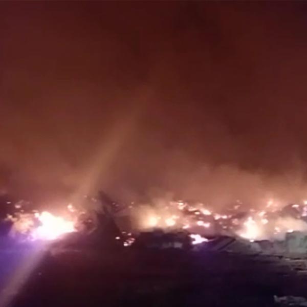 Incêndio destrói depósito de materiais inertes em Assis