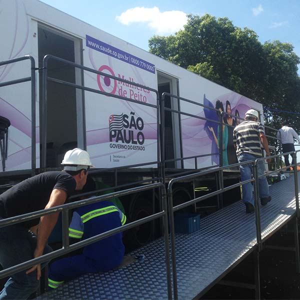 Carreta da Mamografia começa a atender em Paraguaçu Paulista