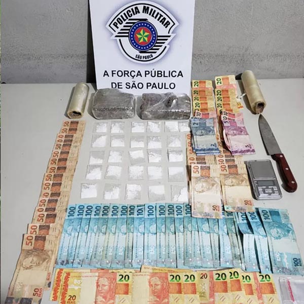 Homem é preso suspeito de fazer 'delivery' de drogas em Assis
