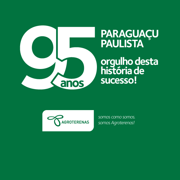 Agroterenas parabeniza Paraguaçu Paulista pelos seus 95 anos