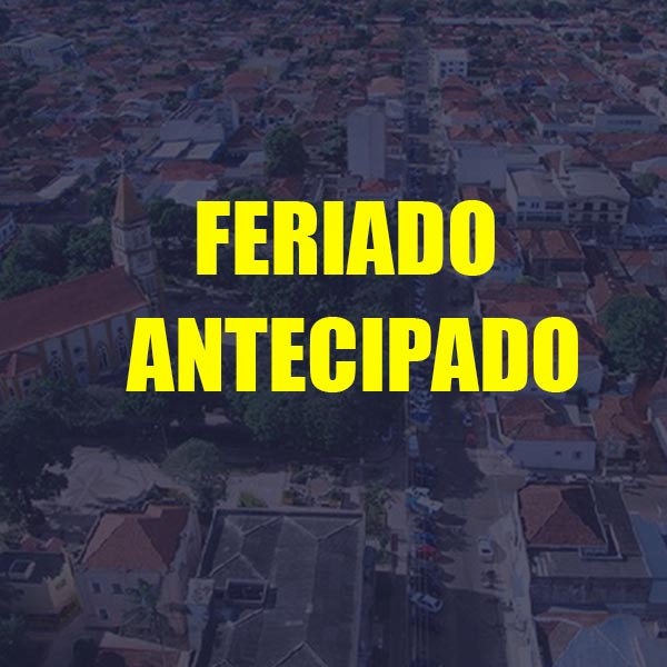 Feriado de '9 de julho' é antecipado para segunda-feira em Paraguaçu