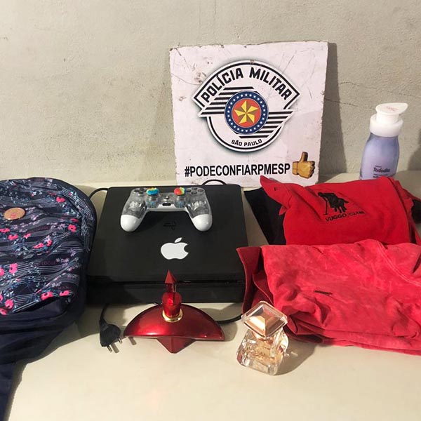 Indivíduo é preso em flagrante após furtar objetos de residência em Paraguaçu Paulista