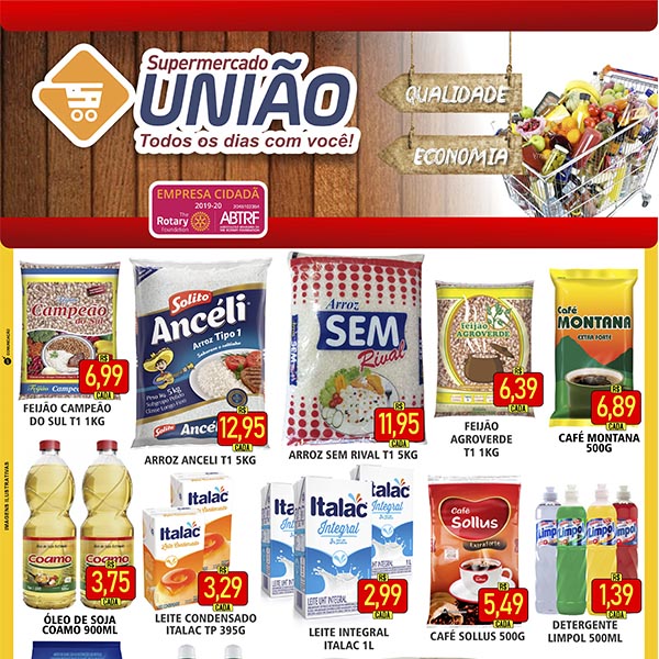 Supermercado União tem fim de semana de preços ainda mais baixos; confira