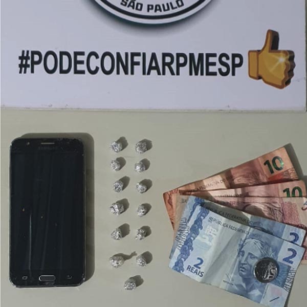 Adolescente de 15 anos é apreendido por tráfico de drogas em Paraguaçu Paulista