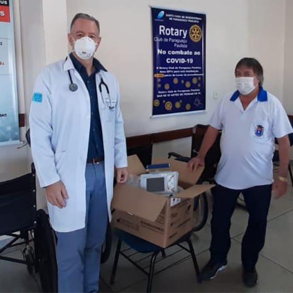 Paraguaçu recebe respirador de transporte para locomoção de pacientes