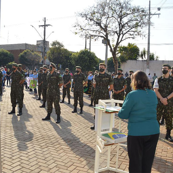 Ato cívico em Paraguaçu Paulista marca o Dia da Independência do Brasil