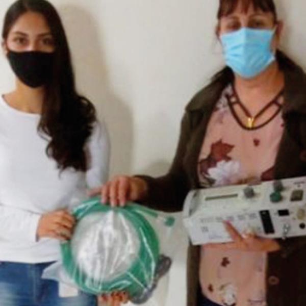 Zilor doa ventilador pulmonar de transporte para Quatá