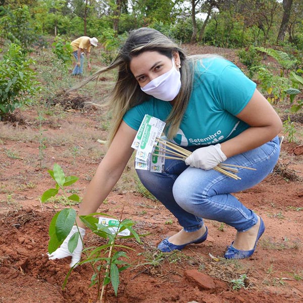 Para celebrar mês da luta pela inclusão social, Apae faz plantio de árvores nativas