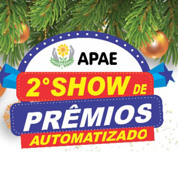 Apae realiza 2º Show de Prêmios Automatizado