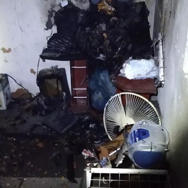 Corpo de Bombeiros de Tupã encontra homem carbonizado ao combater incêndio em casa
